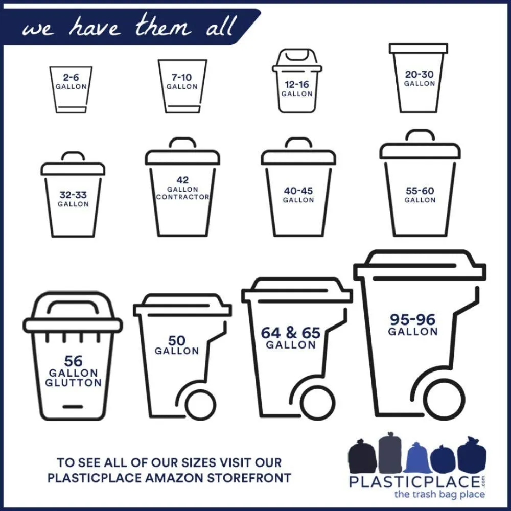 13 Gallon Extra Tall White Drawstring Bags - 1.2 Mil - 200/Case