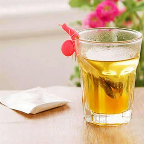 5 PCS Novelty Cute Snail Shape Silicone Tea Bag