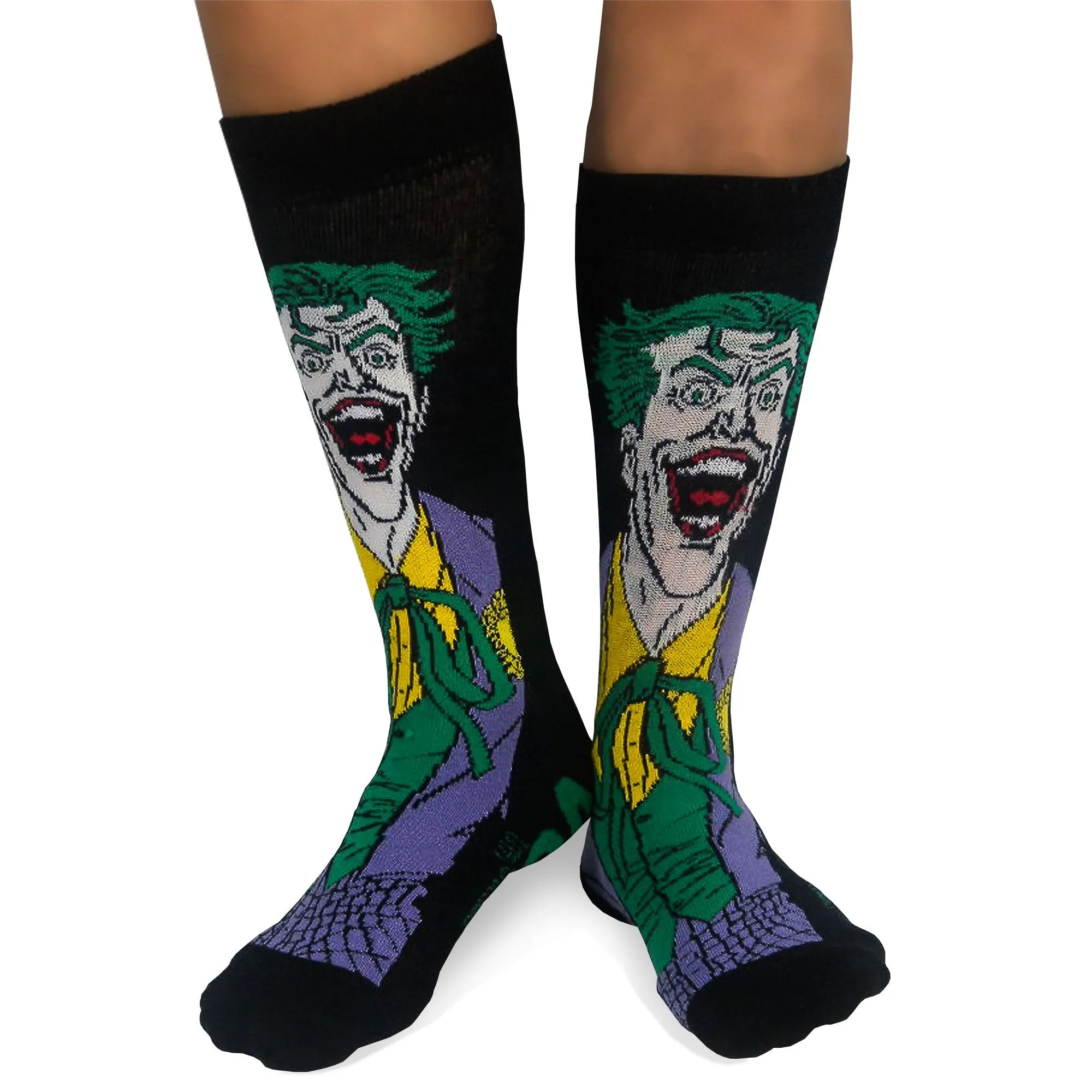 Batman The Joker Men's Socks DC Comics Pack of 2 Sizes 7-11 UK