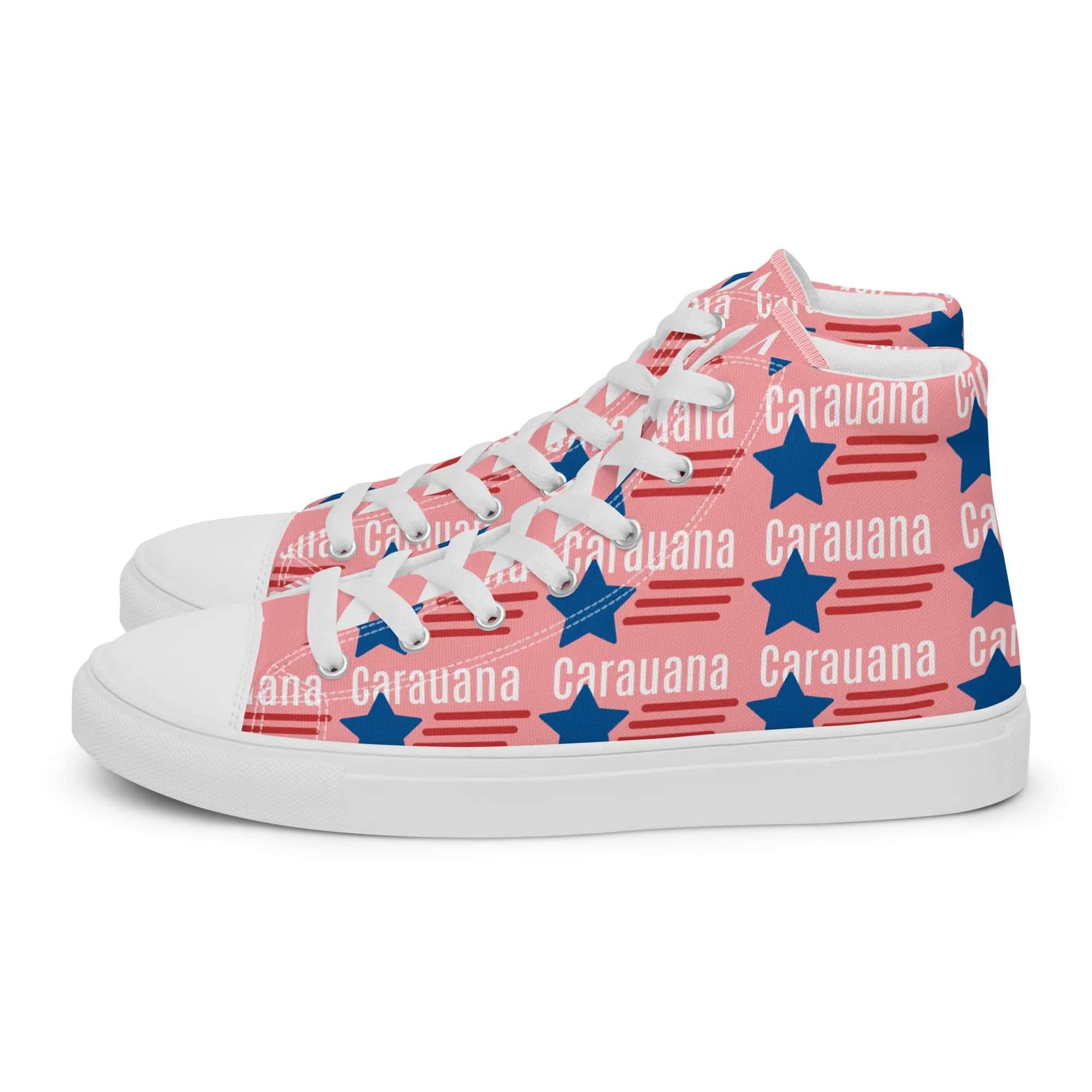 CARAUANA Hip Hop canvas shoes pink USA