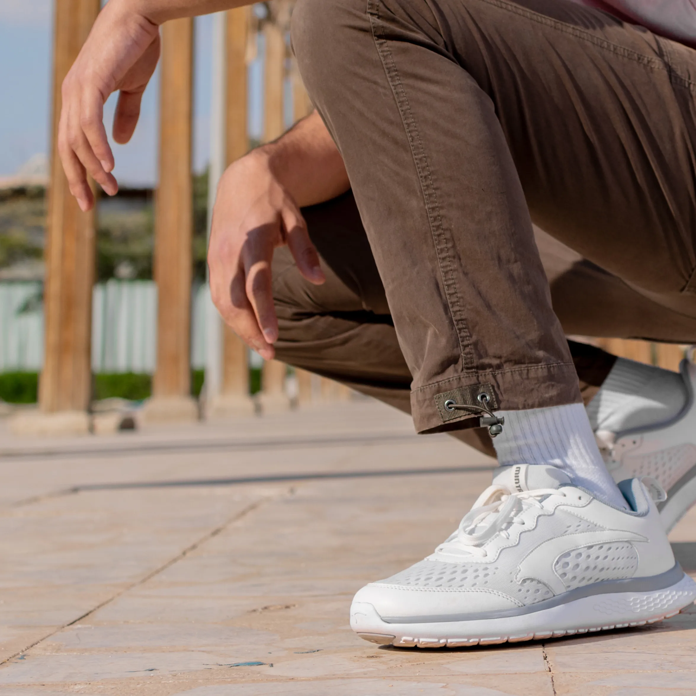 Edge White/Grey Men
