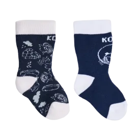 Kombi Adorable Twin Pack Infant Sock