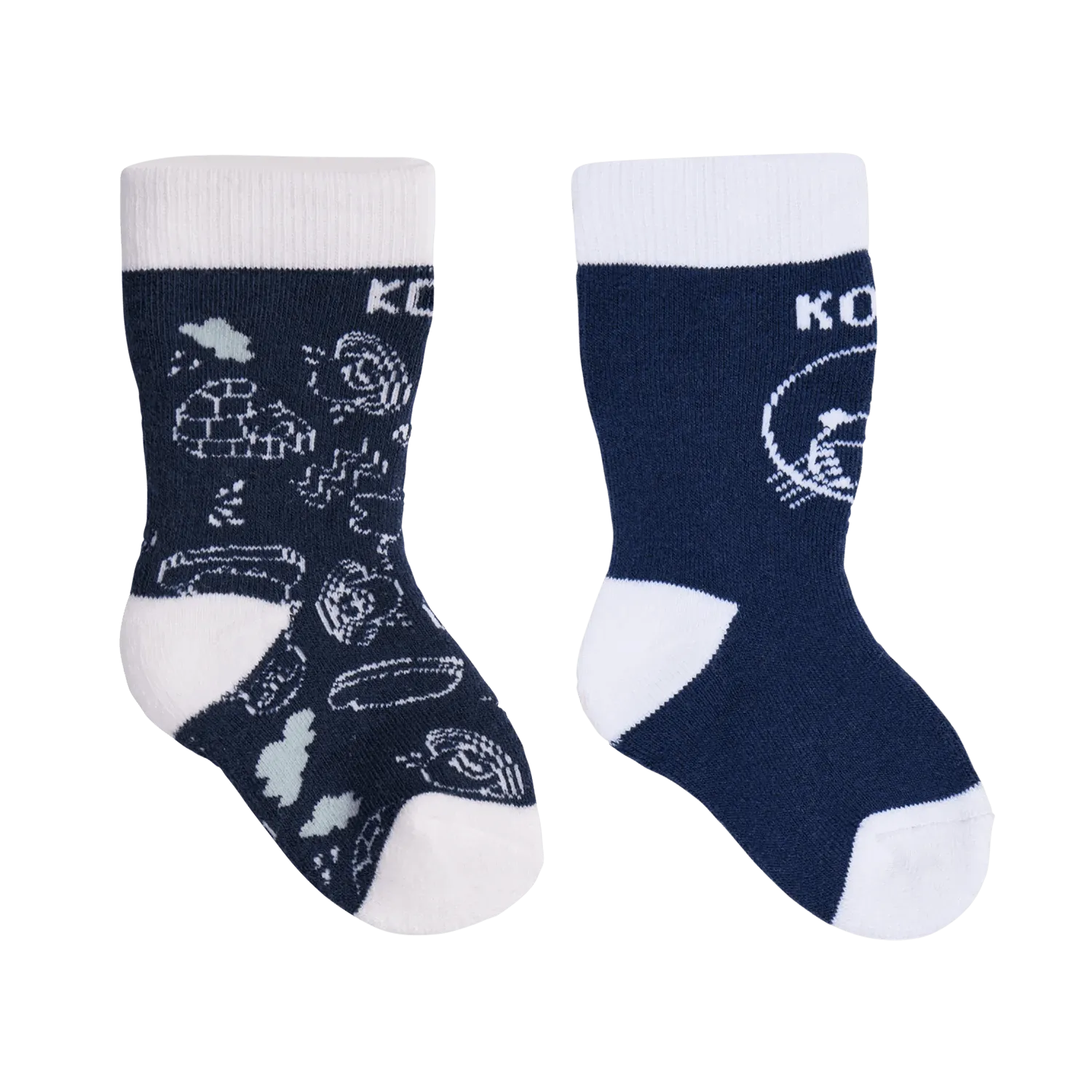 Kombi Adorable Twin Pack Infant Sock