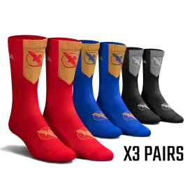 Pro Boxing Socks Multi-Pack