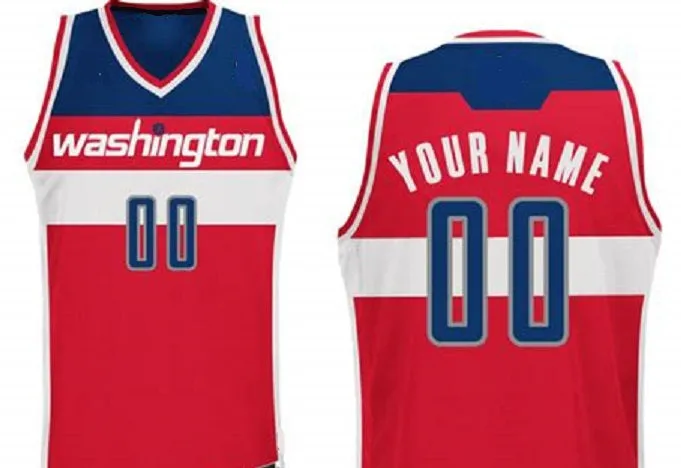 Washington Wizards Customizable Pro Style Basketball Jersey