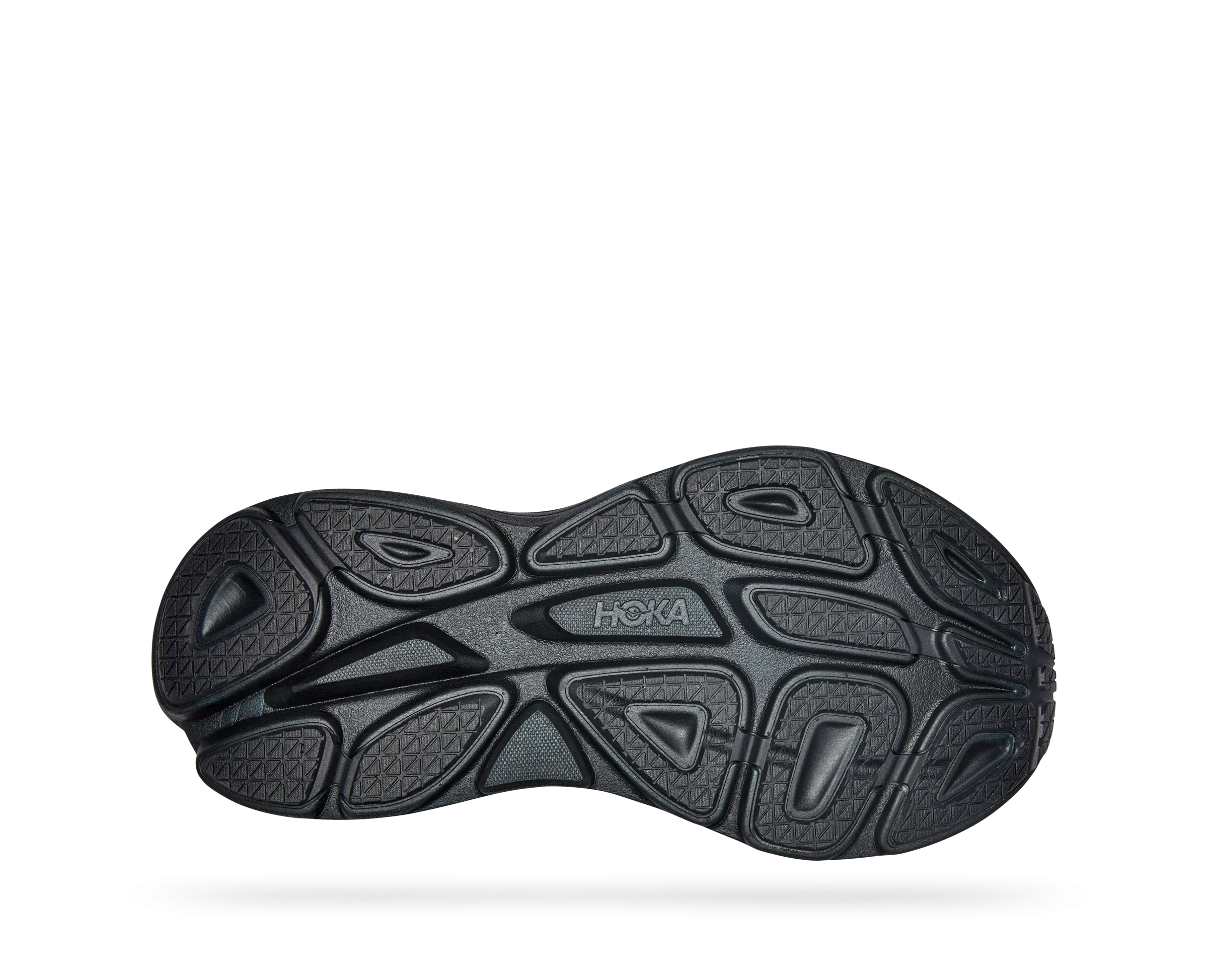 Women's Hoka Bondi 8 Color: Black / Black  (WIDE WIDTH)