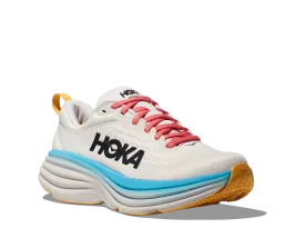Women's Hoka Bondi 8 Color: Blanc/ Swim Day