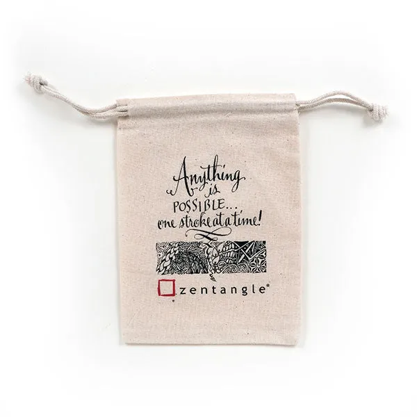 Zentangle Branded Drawstring Bags